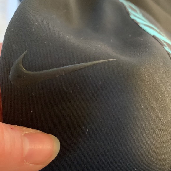 Nike Dri Fit Blue Tiger Icon Clash Sports Bra with Matching Full Length Pants - Picture 6 of 8